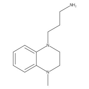 3-(4-Methyl-3,4-dihydroquinoxalin-1(2H)-yl)propan-1-amine Structure