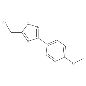 5-(Bromomethyl)-3-(4-methoxyphenyl)-1,2,4-oxadiazole结构式