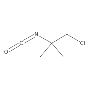 1-Chloro-2-isocyanato-2-methyl-propane Structure