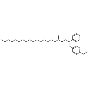 N1-Hexadecyl-N2-(4-methoxybenzyl)-N1-methyl-N2-(pyrimidin-2-yl)ethane-1,2-diamine结构式