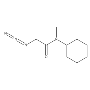 2-azido-N-cyclohexyl-N-methylacetamide Structure