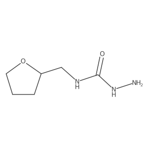 3-Amino-1-(oxolan-2-ylmethyl)urea Structure