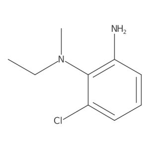 3-Chloro-N2-ethyl-N2-methyl-1,2-benzenediamine Structure