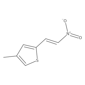4-Methyl-2-(2-nitroethenyl)thiophene Structure