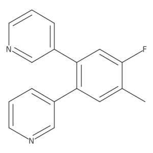 3-(4-Fluoro-5-methyl-2-pyridin-3-ylphenyl)pyridine Structure