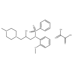 C23H31N3O8S Structure