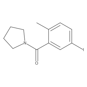1-[(5-Iodo-2-methylphenyl)carbonyl]pyrrolidine Structure