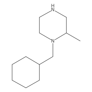 1-(Cyclohexylmethyl)-2-methylpiperazine Structure