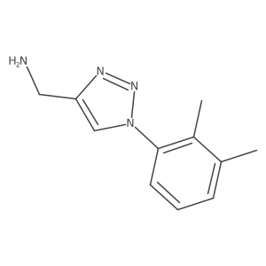 [1-(2,3-dimethylphenyl)-1H-1,2,3-triazol-4-yl]methanamine结构式
