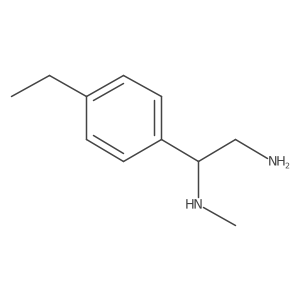1-(4-Ethylphenyl)-N1-methylethane-1,2-diamine结构式