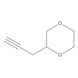2-Prop-2-ynyl-1,4-dioxane结构式