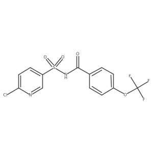 N-[(6-chloropyridin-3-yl)sulfonyl]-4-(trifluoromethoxy)benzamide Structure