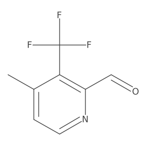 4-Methyl-3-(trifluoromethyl)pyridine-2-carboxaldehyde Structure