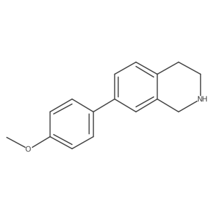7-(4-Methoxyphenyl)-1,2,3,4-tetrahydroisoquinoline Structure