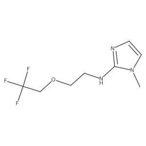 1H-Imidazol-2-amine, 1-methyl-N-[2-(2,2,2-trifluoroethoxy)ethyl]-结构式