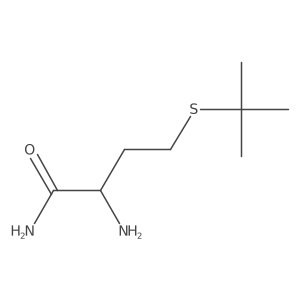 2-Amino-4-(tert-butylthio)butanamide Structure