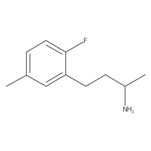 4-(2-Fluoro-5-methylphenyl)butan-2-amine结构式