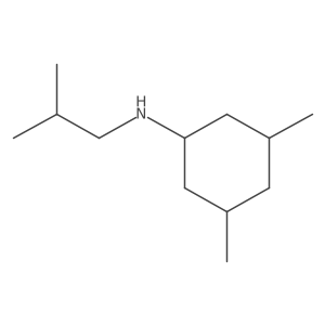 3,5-dimethyl-N-(2-methylpropyl)cyclohexan-1-amine结构式