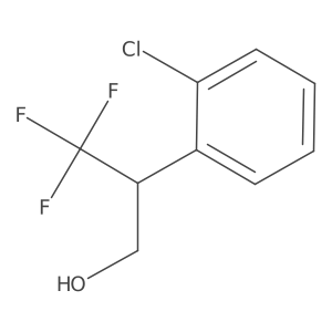 2-(2-Chlorophenyl)-3,3,3-trifluoro-1-propanol Structure
