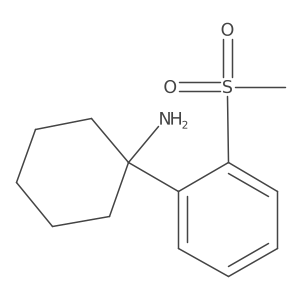 1-(2-Methanesulfonylphenyl)cyclohexan-1-amine Structure