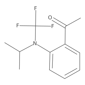 1-(2-(Isopropyl(trifluoromethyl)amino)phenyl)ethanone Structure