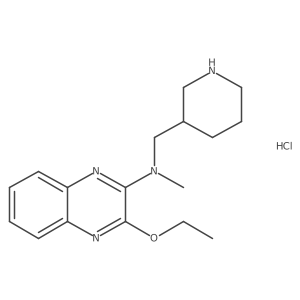 3-ethoxy-N-methyl-N-(piperidin-3-ylmethyl)quinoxalin-2-amine hydrochloride结构式
