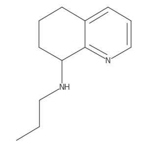 N-propyl-5,6,7,8-tetrahydroquinolin-8-amine结构式