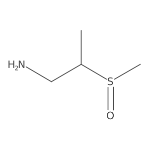 2-Methanesulfinylpropan-1-amine结构式
