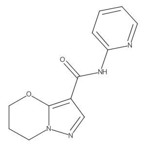N-(pyridin-2-yl)-6,7-dihydro-5H-pyrazolo[5,1-b][1,3]oxazine-3-carboxamide Structure