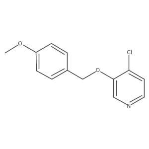 4-Chloro-3-[(4-methoxyphenyl)methoxy]pyridine Structure