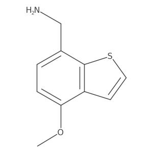 (4-Methoxy-1-benzothiophen-7-YL)methanamine Structure