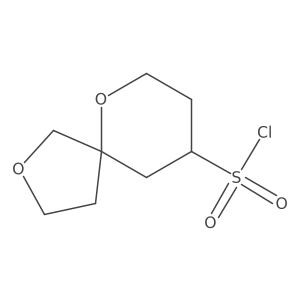 2,6-Dioxaspiro[4.5]decane-9-sulfonyl chloride结构式