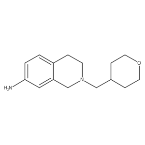 2-((Tetrahydro-2H-pyran-4-yl)methyl)-1,2,3,4-tetrahydroisoquinolin-7-amine Structure