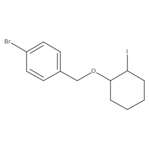 1-Bromo-4-{[(2-iodocyclohexyl)oxy]methyl}benzene结构式