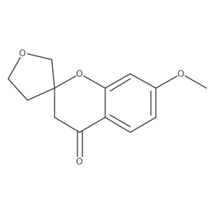 7-Methoxy-4',5'-dihydro-2'H-spiro[chromane-2,3'-furan]-4-one结构式