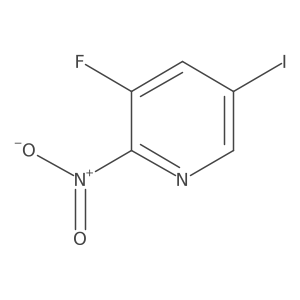 3-Fluoro-5-iodo-2-nitropyridine结构式
