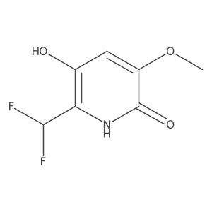 2-(Difluoromethyl)-3,6-dihydroxy-5-methoxypyridine结构式