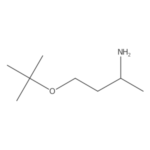 (2R)-4-(tert-butoxy)butan-2-amine结构式