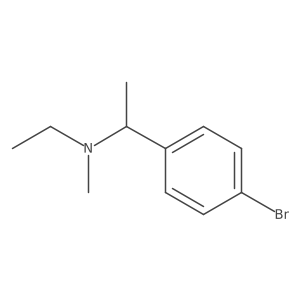 [1-(4-Bromophenyl)ethyl](ethyl)methylamine Structure