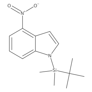 1-(tert-butyldimethylsilyl)-4-nitro-1H-indole Structure