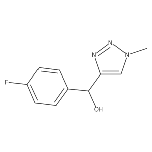(4-Fluorophenyl)(1-methyl-1H-1,2,3-triazol-4-yl)methanol Structure