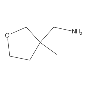 [(3R)-3-methyloxolan-3-yl]methanamine Structure