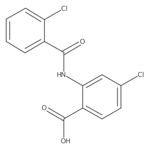 4-Chloro-2-(2-chloro-benzoylamino)-benzoic acid结构式