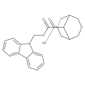 7-[(9H-Fluoren-9-ylmethoxy)carbonyl]-3-oxa-7-azabicyclo[3.3.1]nonane-9-carboxylic acid Structure