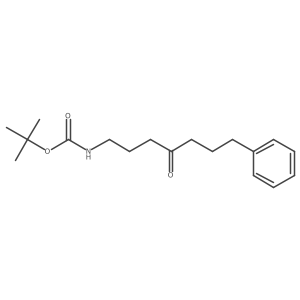 Tert-butyl (4-oxo-7-phenylheptyl)carbamate Structure