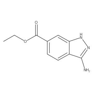 ethyl 3-amino-1H-indazole-6-carboxylate Structure