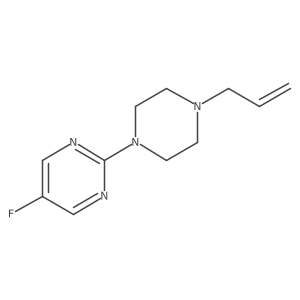 5-Fluoro-2-[4-(prop-2-en-1-yl)piperazin-1-yl]pyrimidine结构式