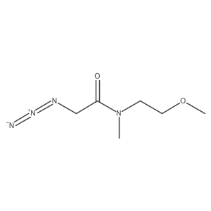 2-azido-N-(2-methoxyethyl)-N-methylacetamide Structure