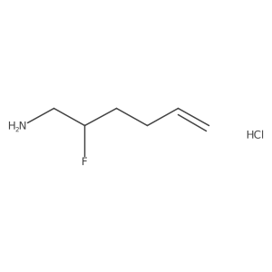 2-Fluorohex-5-en-1-amine hydrochloride Structure