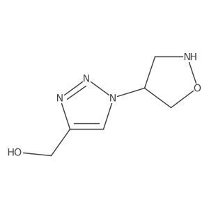 {1-[(4S)-1,2-oxazolidin-4-yl]-1H-1,2,3-triazol-4-yl}methanol Structure